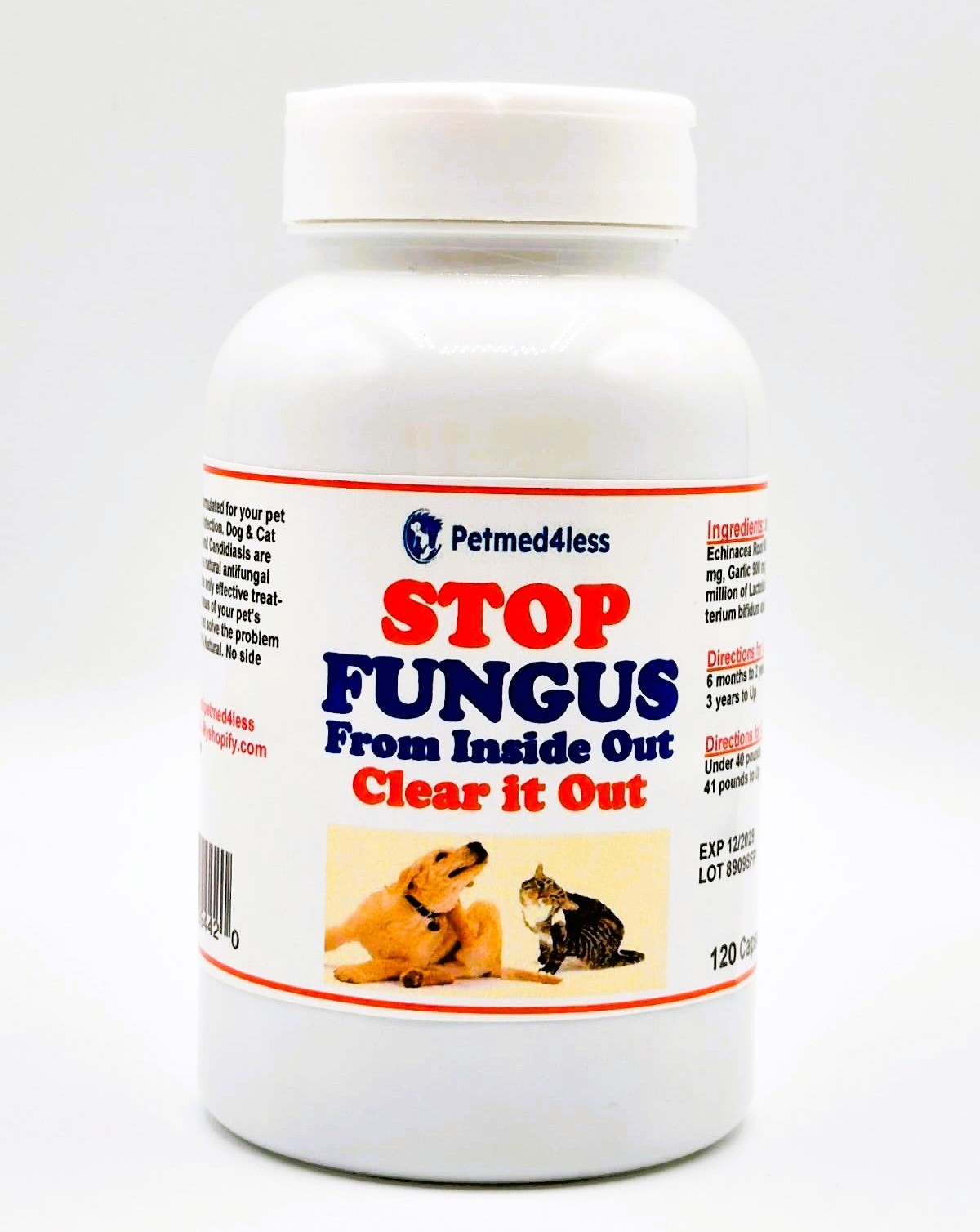 FUNGUS SKIN IN DOGS & CATS - GET RID OF  FUNGUS YEAST DERMATITIS (Made in USA)