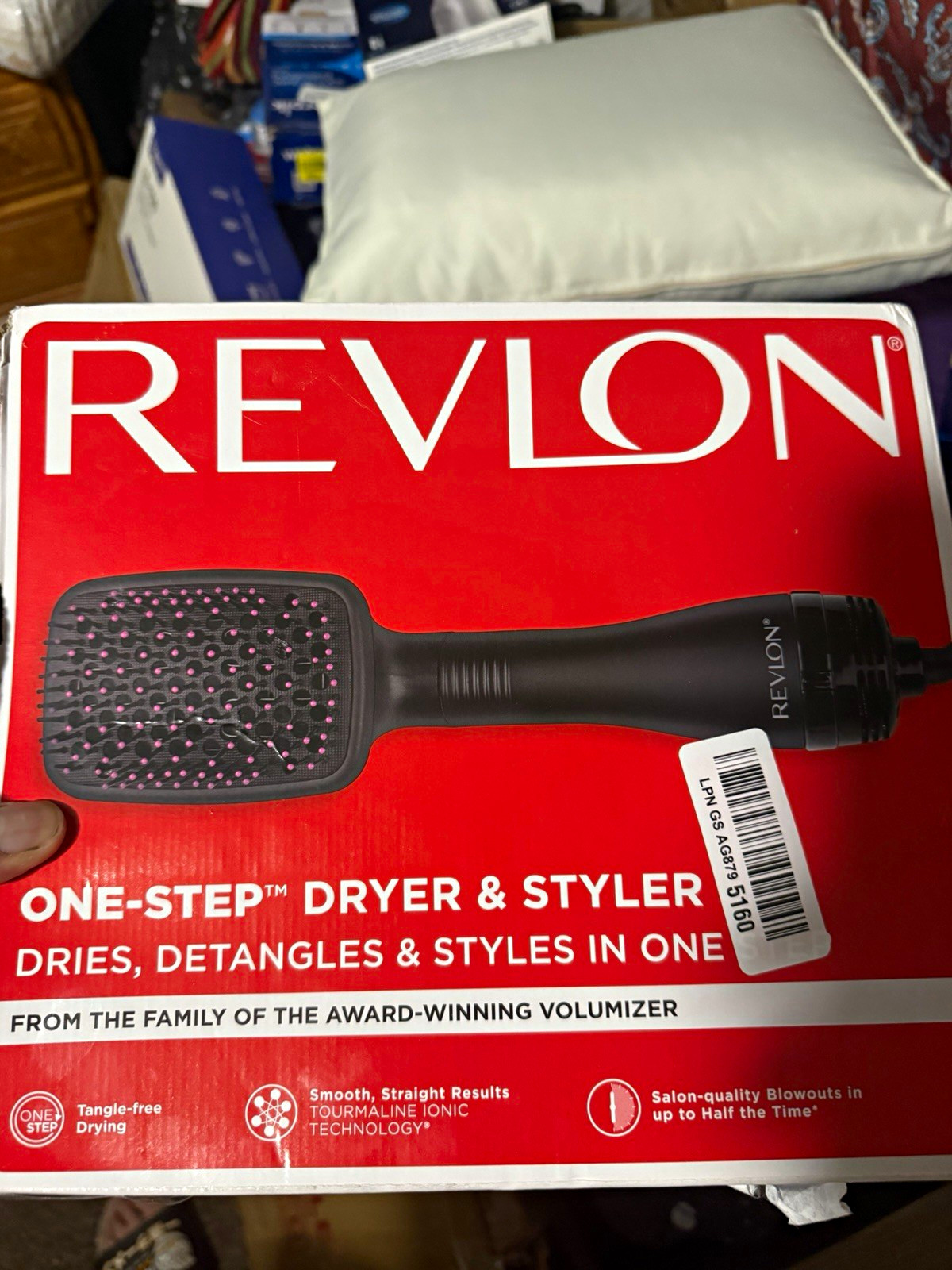 Revlon One-Step Dryer & Styler Brush Dryer, Ionic Technology, Black Revlon One-Step Dryer & Styler Brush Dryer, Ionic Technology, Black