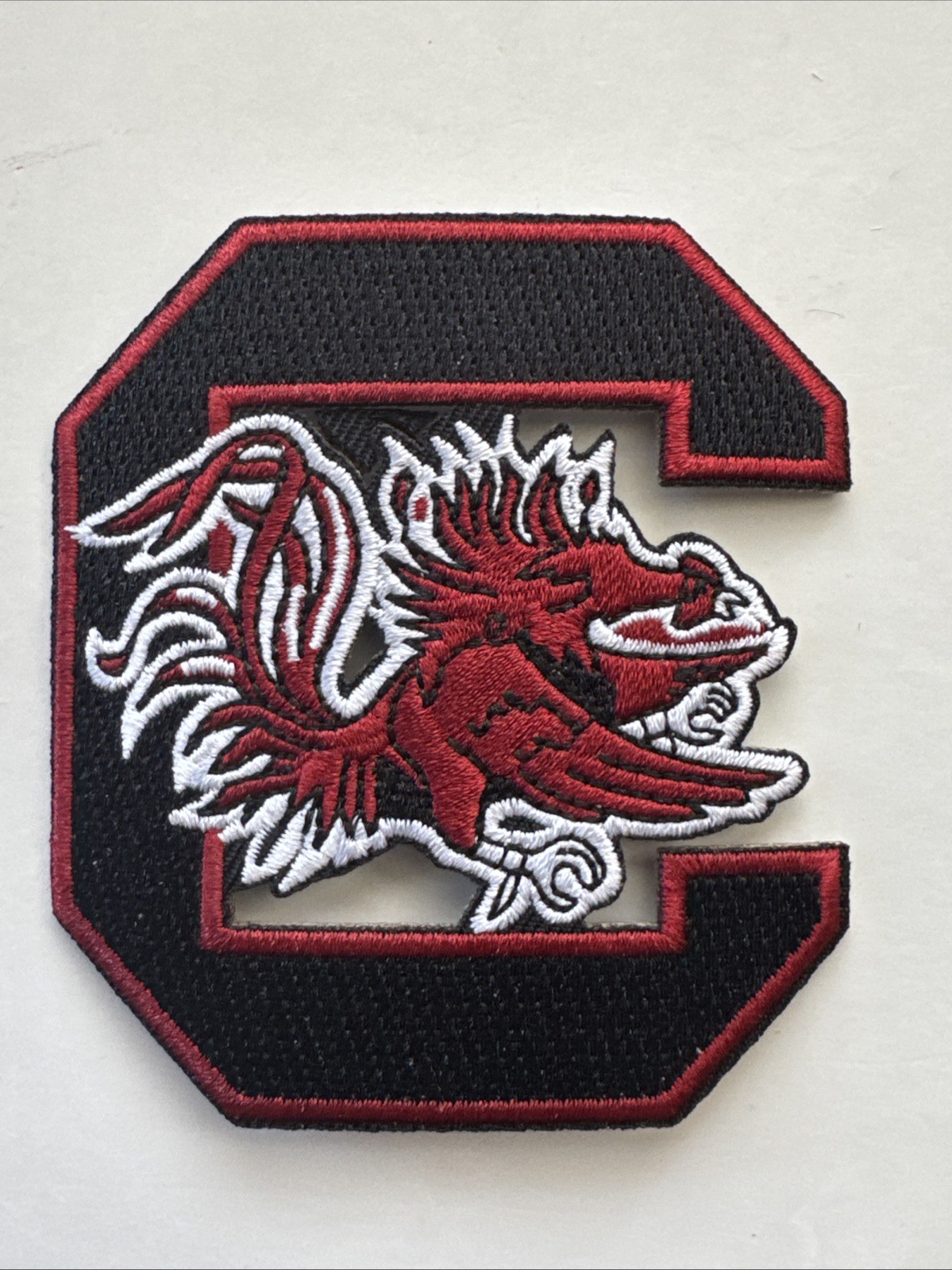 USC South Carolina Gamecocks Vintage Embroidered Iron On Patch  3” X 2.75”