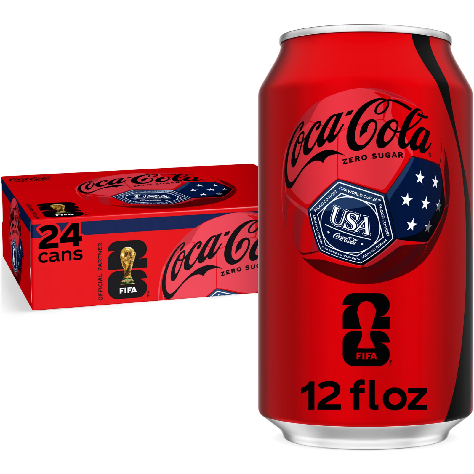 Coca-Cola Zero Sugar Soda Pop Zero Sugar, 12 fl oz, Pack of 24 Coca-Cola Zero Sugar Soda Pop Zero Sugar, 12 fl oz, Pack of 24