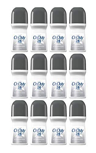 Avon OnDuty 24 Hour Original Roll-on Anti-Perspirant Deodorant 2.6 oz Pack of 12 Avon OnDuty 24 Hour Original Roll-on Anti-Perspirant Deodorant 2.6 oz Pack of 12
