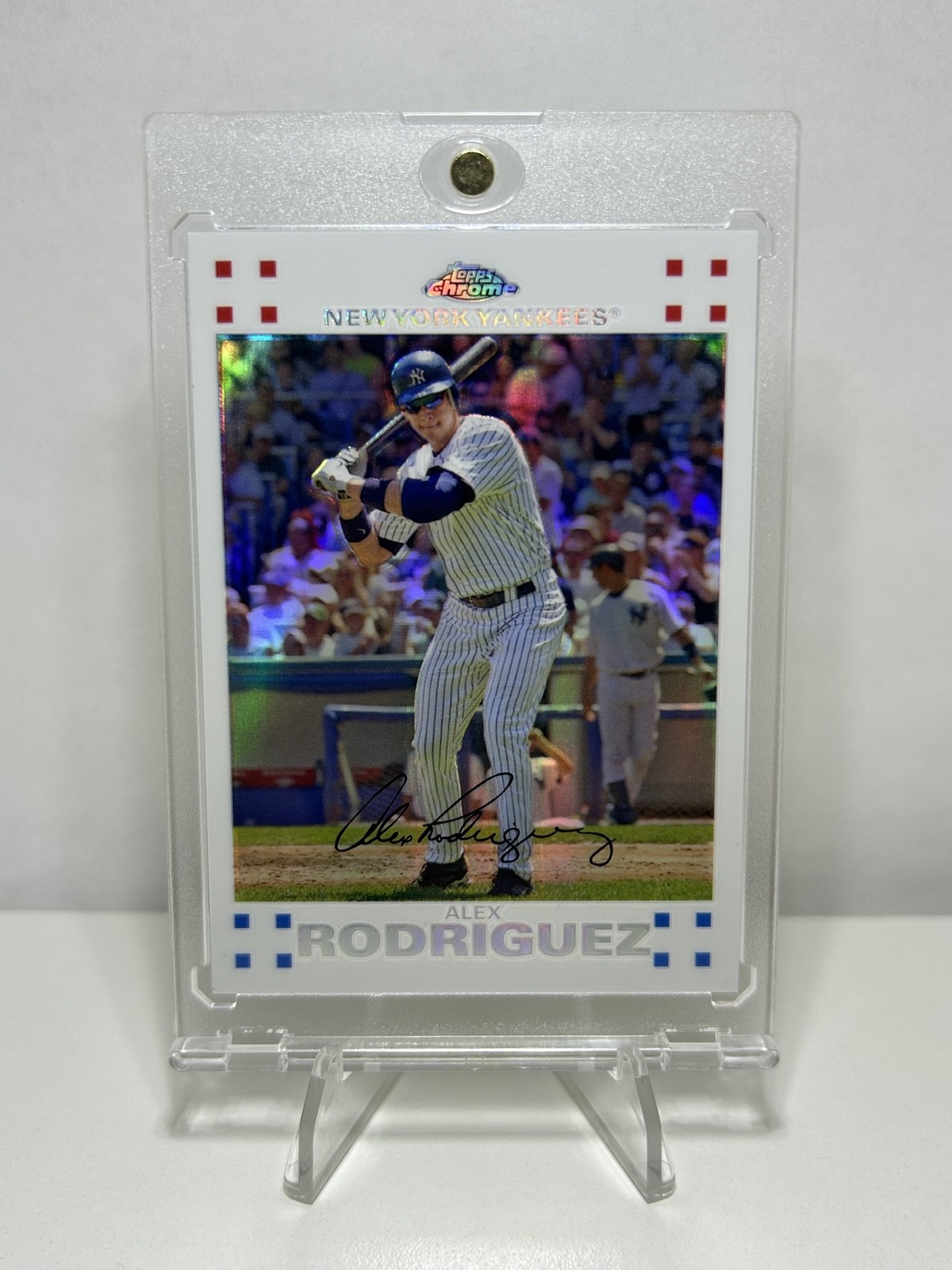 2007 Topps Chrome - Alex Rodriguez #218 White Refractor /660 New York Yankees