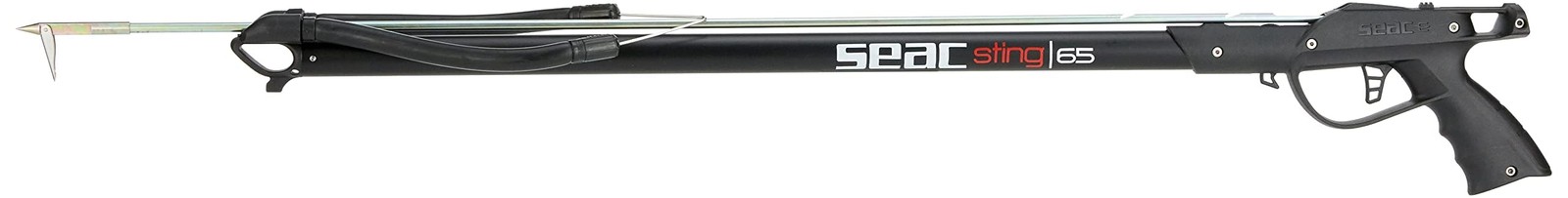 Seac Sting, Rubber Spearfishing Sling Speargun, Made in Italy, 85 cm, Black Seac Sting, Rubber Spearfishing Sling Speargun, Made in Italy, 85 cm, Black