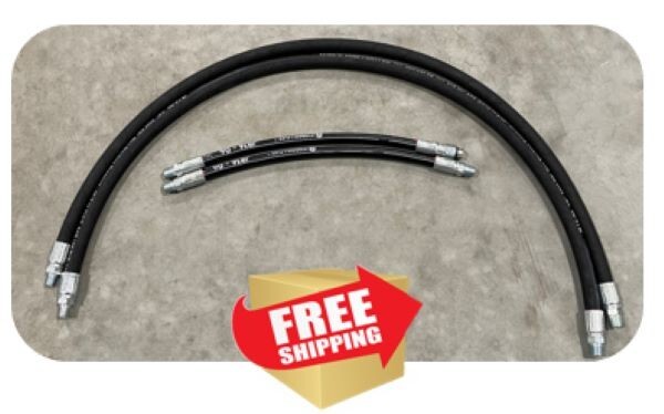 Boss RT3 Power V Blade Hose Kit 7\'6/8\'2/9\'2 BLADES Snowplow *FREE SHIPPING*