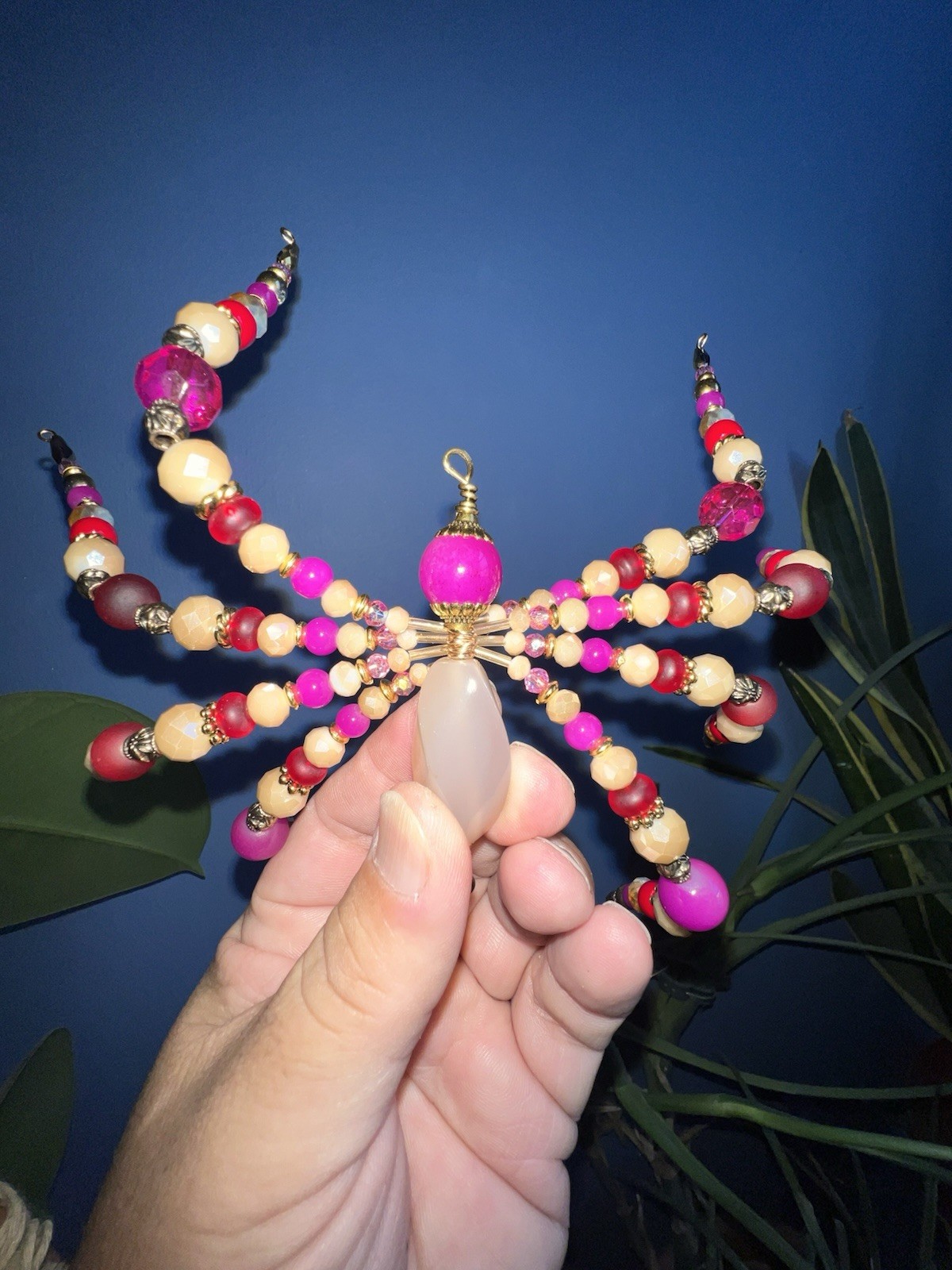 Handmade One Of A Kind Beaded Spider Handmade One Of A Kind Beaded Spider