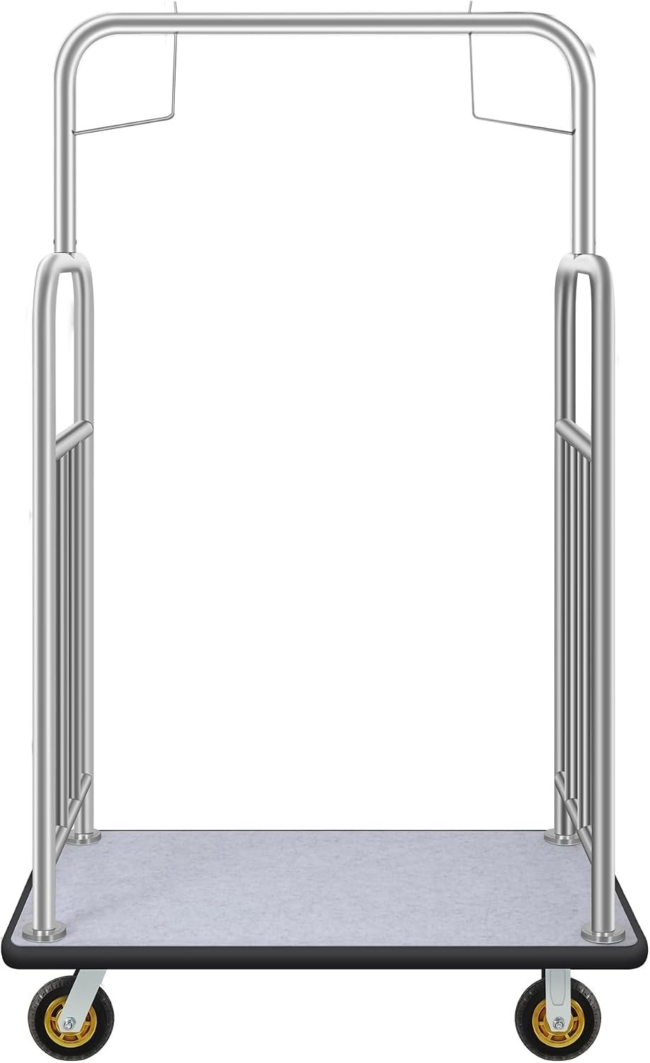 Hotel Luggage Cart, 1200LBS Load Capacity, Stainless Steel Commercial Grade Hote