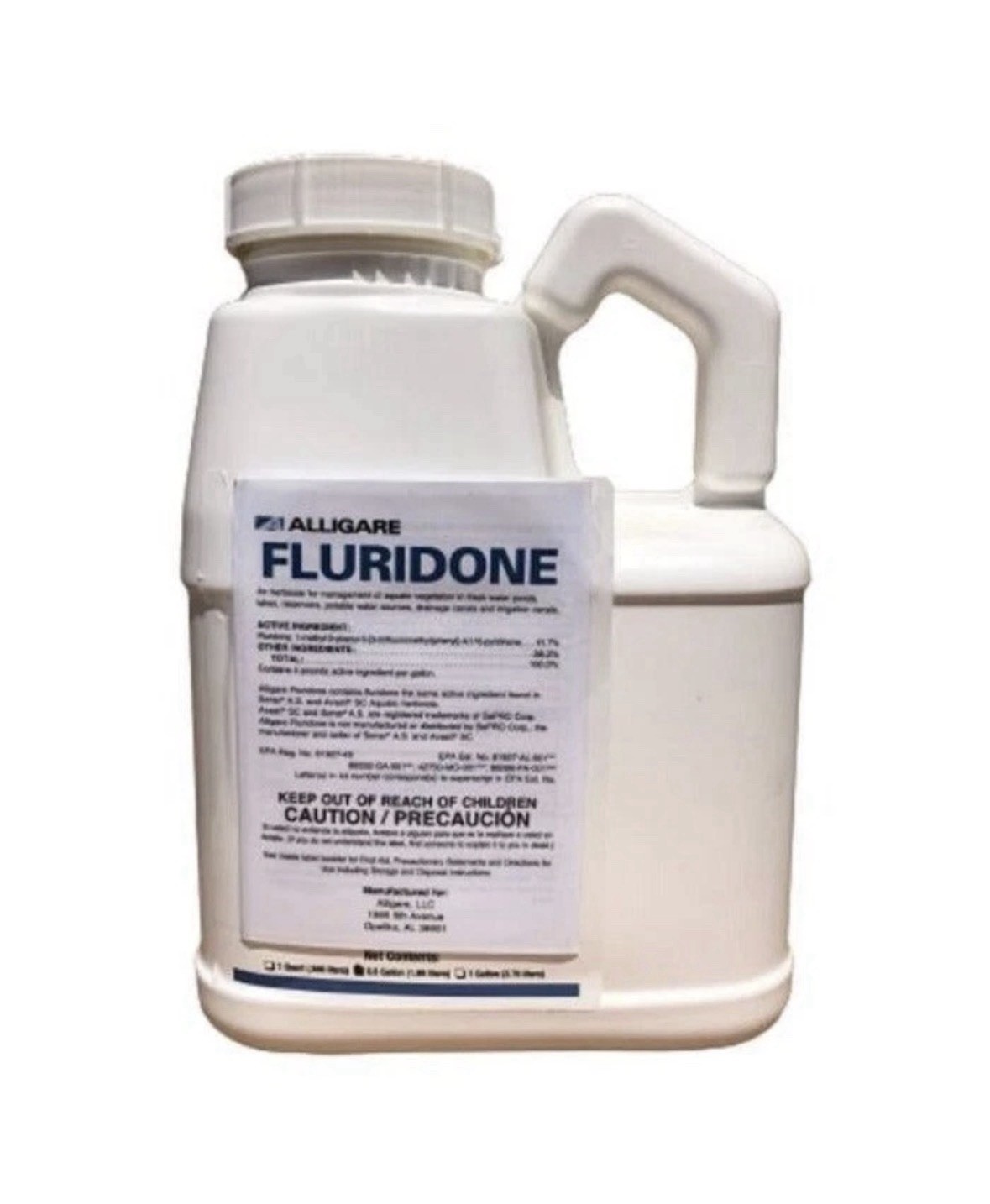 Alligare Fluridone 1/2 Gal (41.7% Active Ingredient) Generic To Sonar Herbicide Alligare Fluridone 1/2 Gal (41.7% Active Ingredient) Generic To Sonar Herbicide