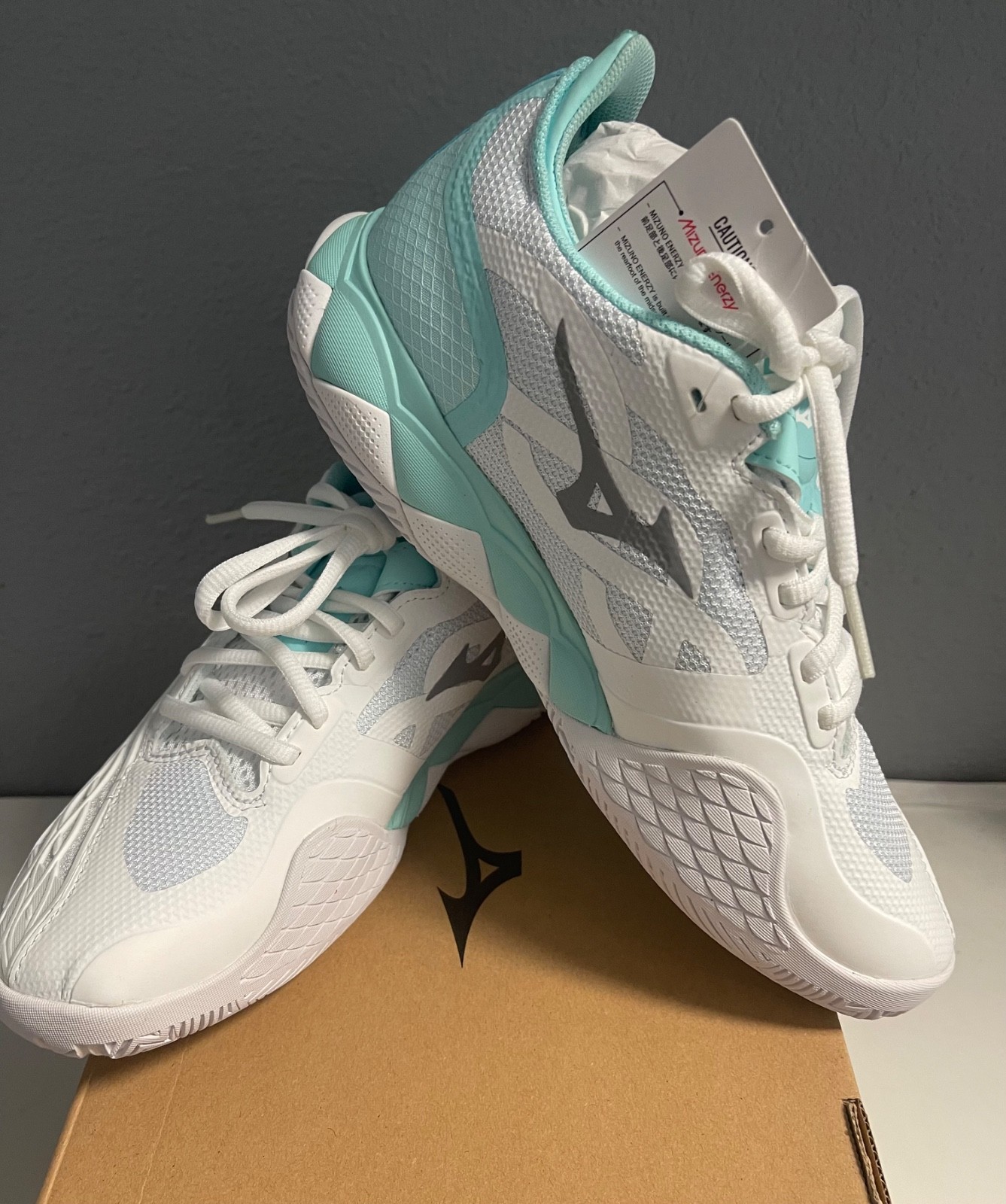 Mizuno Women’s Wave Enforce Tour AC White/Teal