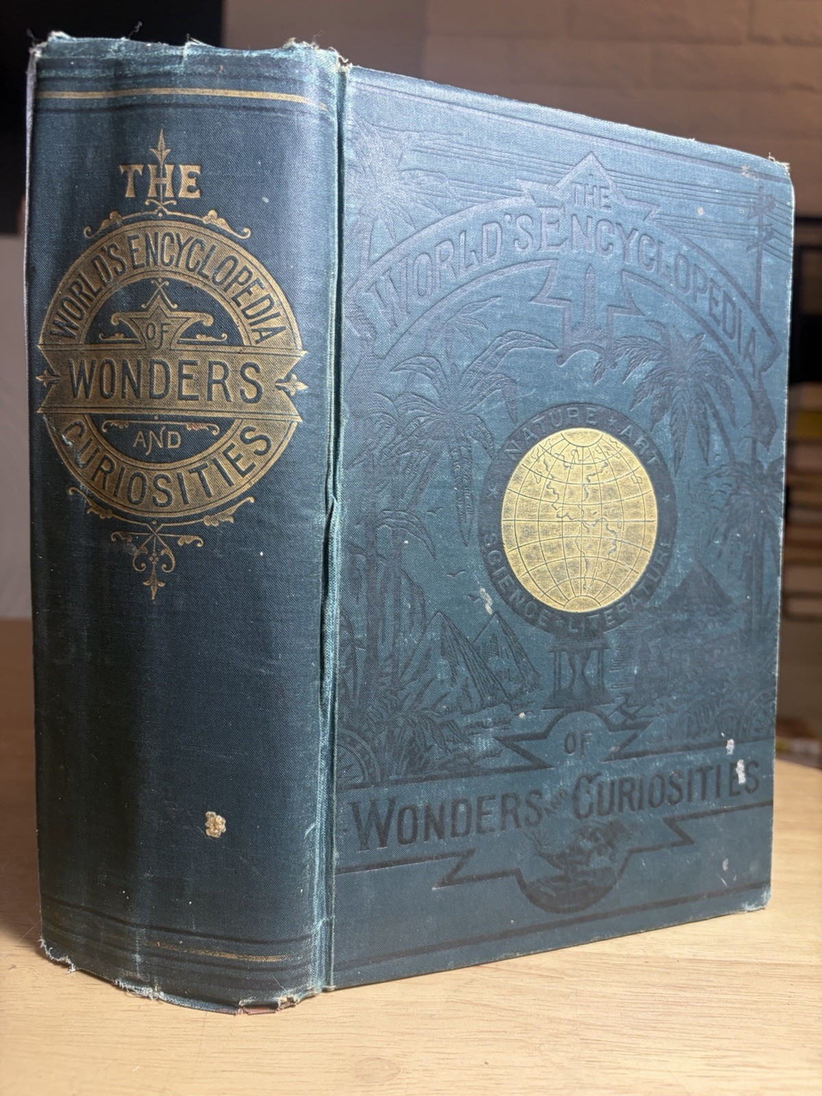 1887 World\'s Encyclopedia Wonders Curiosities I Platt 135 Engravings Antique