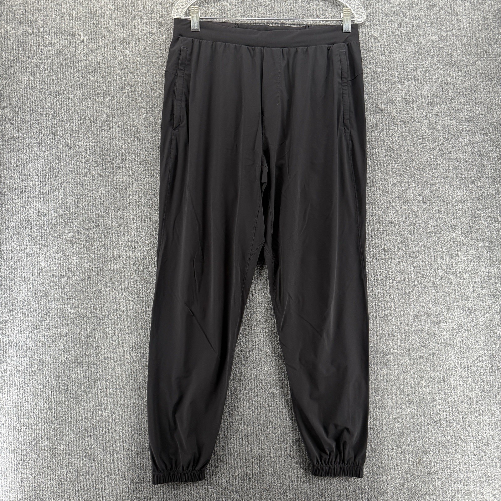 Lululemon Joggers Pant Mens L Black Surge Pull On Tapered Performance Athleisure Lululemon Joggers Pant Mens L Black Surge Pull On Tapered Performance Athleisure