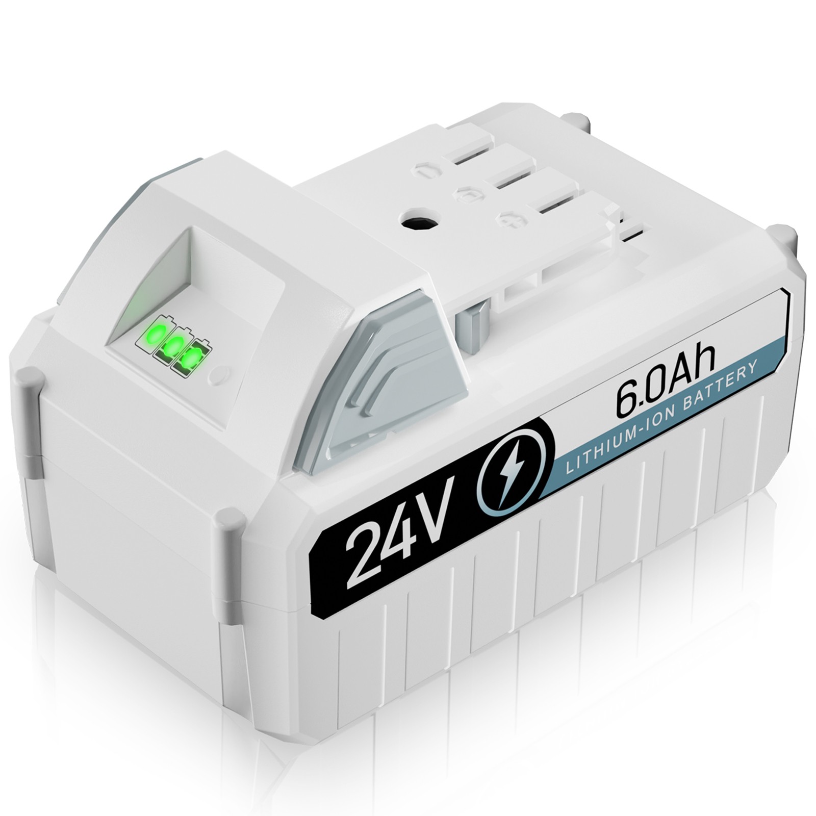 1 Pack 6.0Ah 24V Battery for Snow Joe + Sun Joe iON+ 24V 24VBAT-LTX 24VBAT-LTW