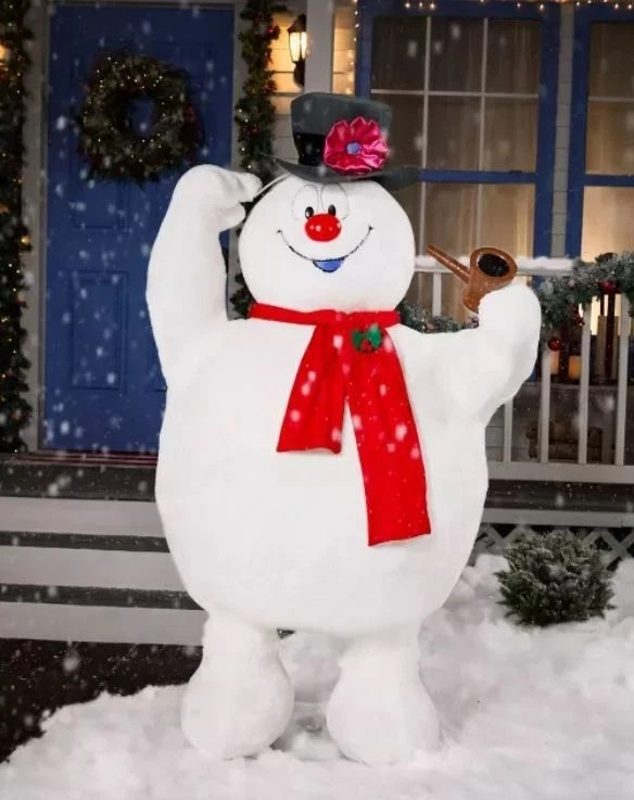 5.9 FT ANIMATED FROSTY THE SNOWMAN CHRISTMAS ANIMATRONIC