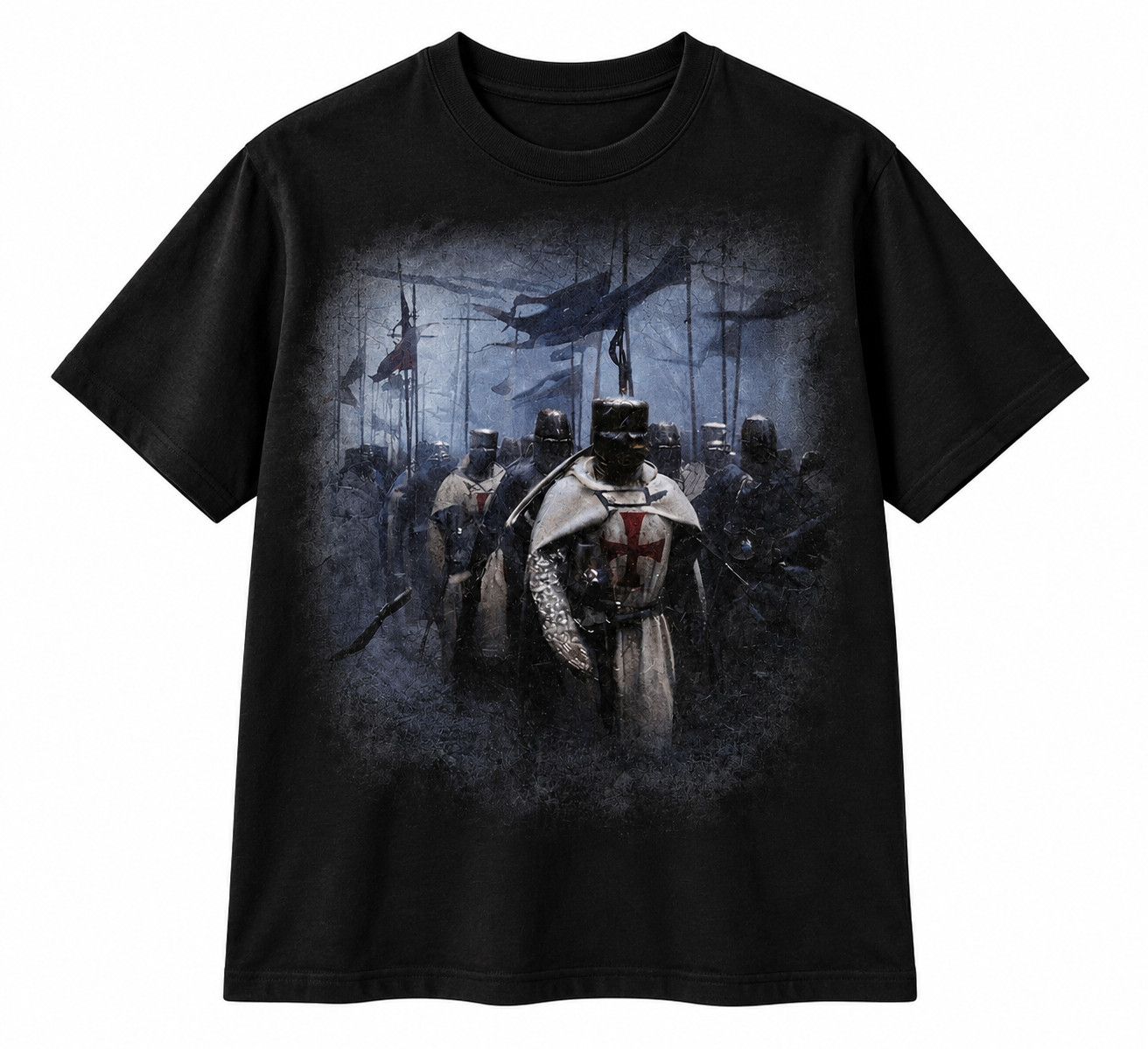 Templar Knight Shirt March of the Crusaders Medieval Army Crusader Graphic T-Shi
