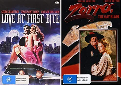 Zorro The Gay Blade & Love at First Bite George Hamilton 2 DVD Set NEW Zorro The Gay Blade & Love at First Bite George Hamilton 2 DVD Set NEW