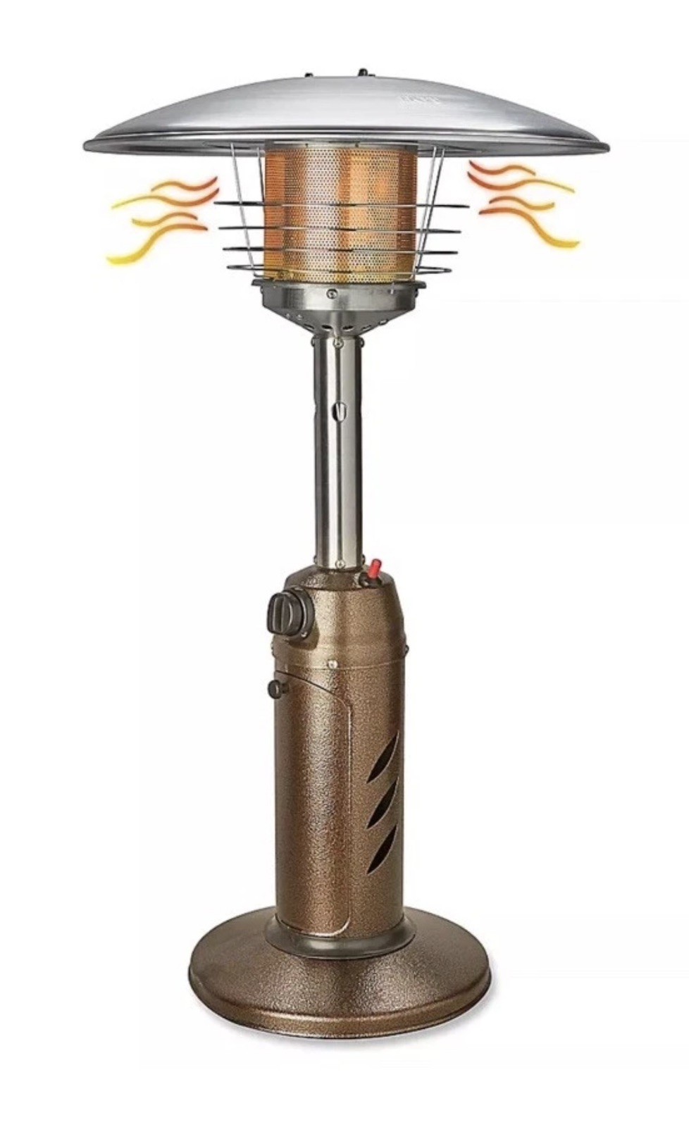 ULINE Tabletop Outdoor Patio Heater H-5221 Propane 11000 BTU 34\