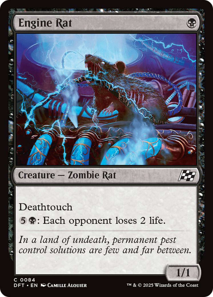 x4 Engine Rat DFT Aetherdrift MTG 84 COMMON M/NM 4x