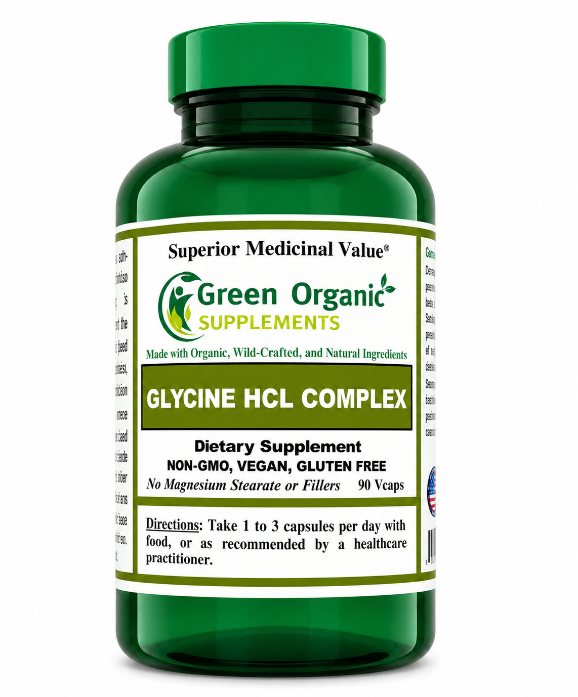 Green Organic Supplements' Glycine