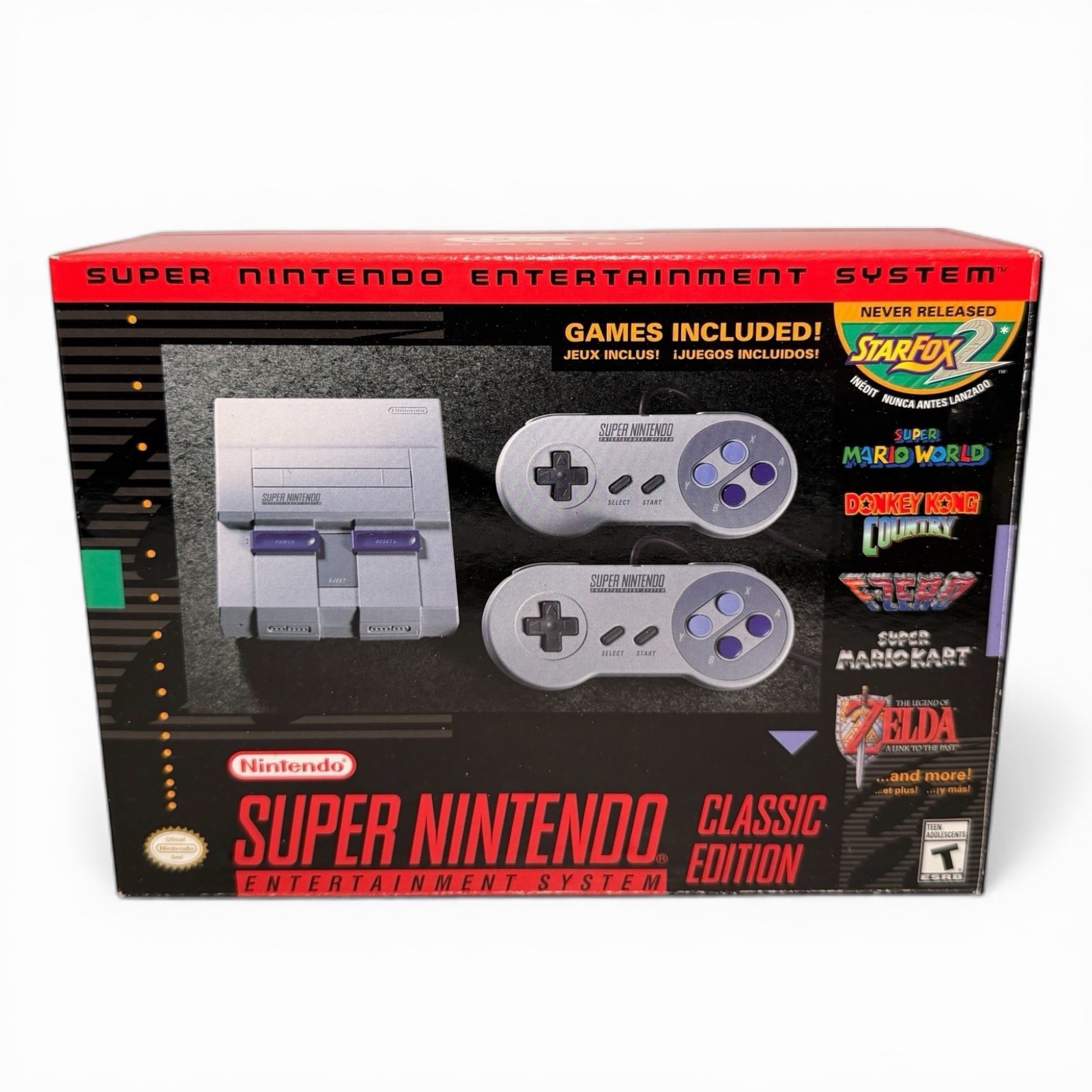 Authentic SNES Super Nintendo Classic Mini Super Entertainment System 21 Games Authentic SNES Super Nintendo Classic Mini Super Entertainment System 21 Games