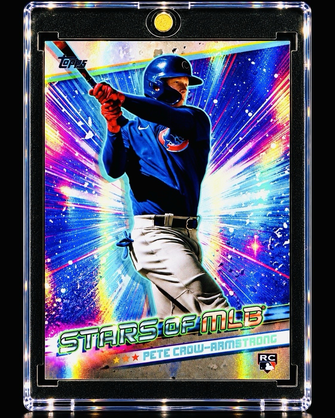Pete Crow-Armstrong 2024 Topps Refractor RC L Rookie Card Cubs SP PCA 2026 MVP Pete Crow-Armstrong 2024 Topps Refractor RC L Rookie Card Cubs SP PCA 2026 MVP
