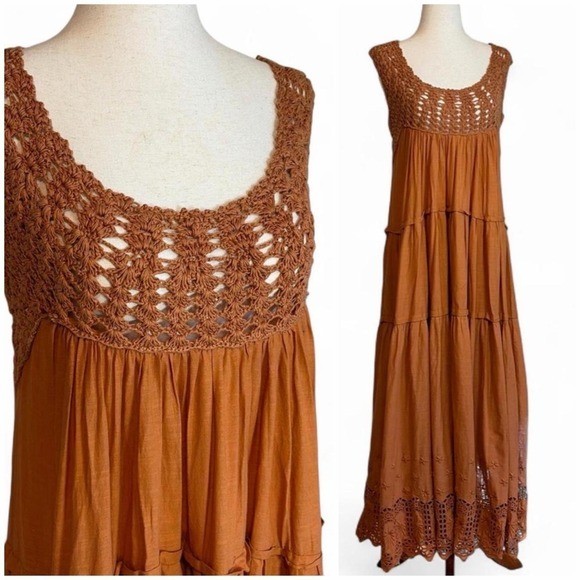 The Great. Soleil Dress in Canyon. Size Small The Great. Soleil Dress in Canyon. Size Small