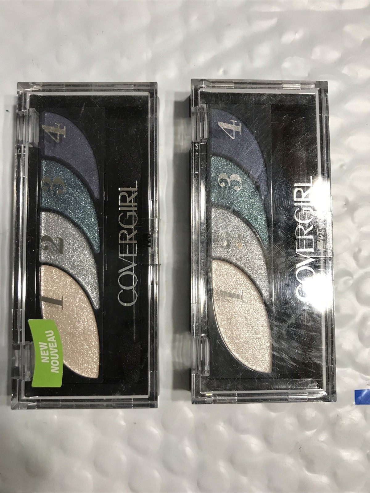 2 Quad Lot SEALED Covergirl 725 BREATHTAKING BLUES Eyeshadow Palette