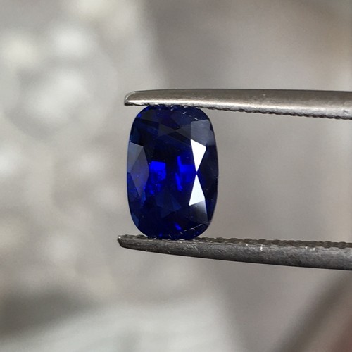 1.64 ct Natural Heated Royal Blue Sapphire | Cushion | AGCL Certified