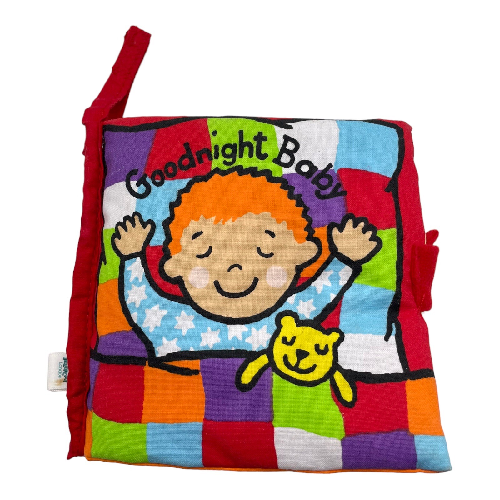Jellycat Goodnight Baby Soft Activity Crinkly Plush Baby Book Anne Wilkinson