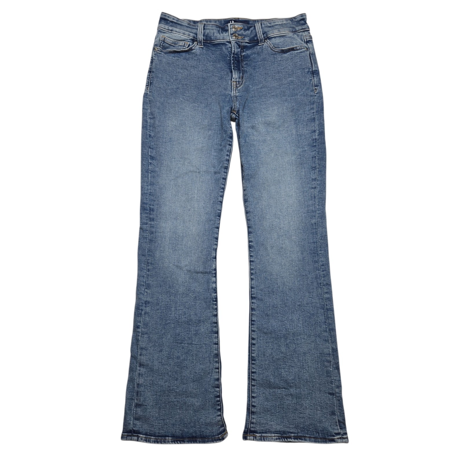 Gap Jeans Womens 10 R Blue Universal Baby Boot Cut Mid Rise Stretch Medium Wash