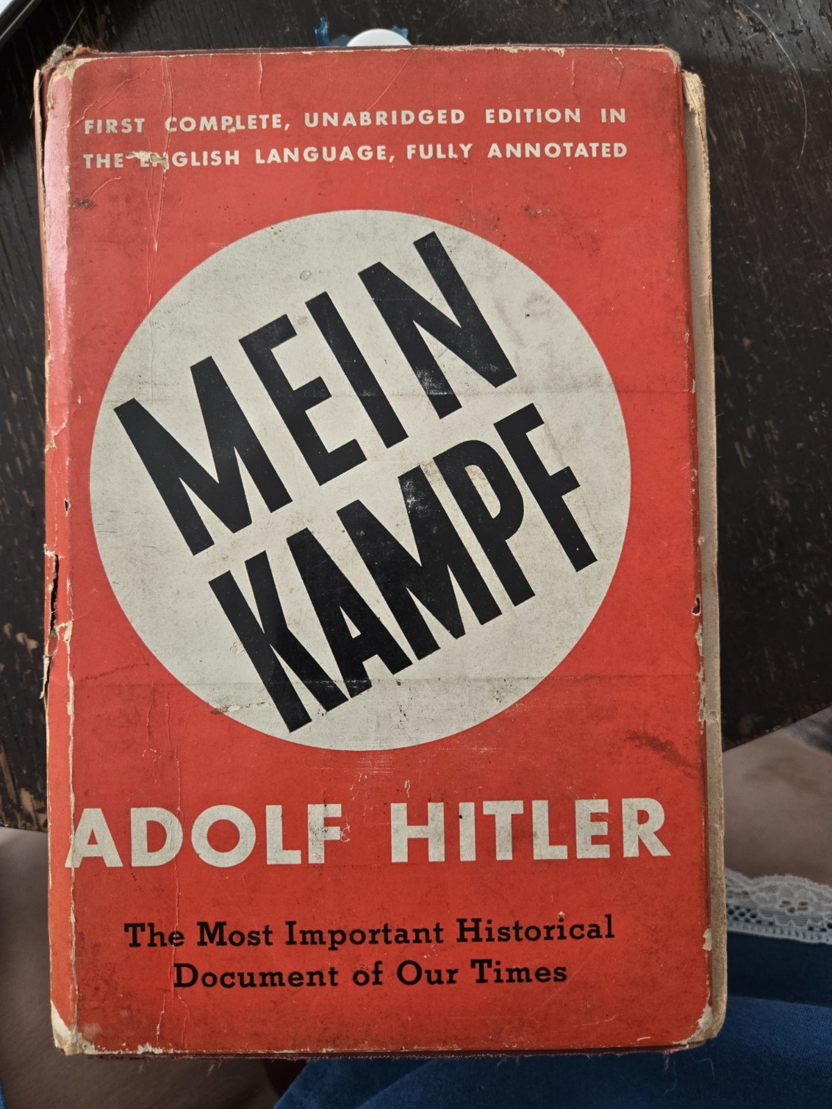 Mein Kampf, US First Edition 1939 Fully Annotated Hard Cover Dust Jacket Mein Kampf, US First Edition 1939 Fully Annotated Hard Cover Dust Jacket