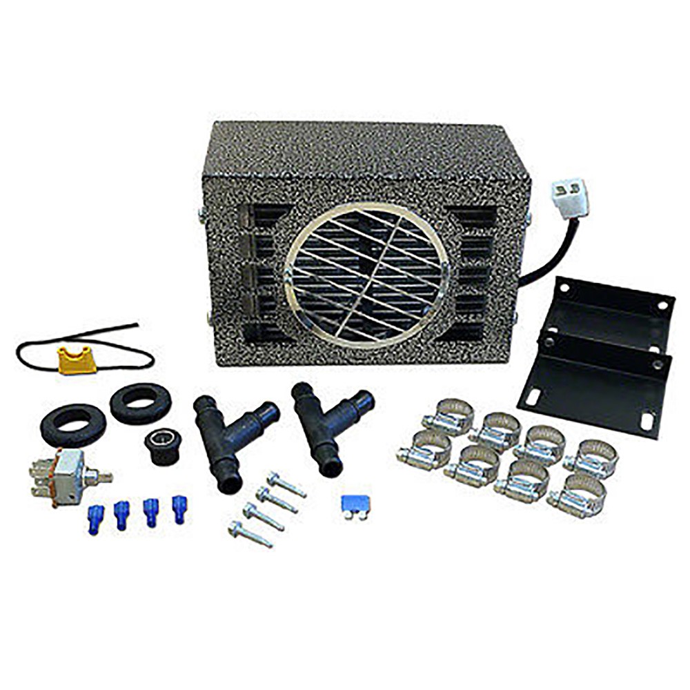 AH525 High Output 20,000 Btu Auxiliary Heater, 9-1/2 x 6-1/2 x 9, 12 Volt