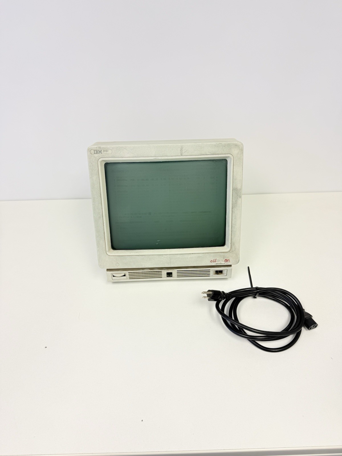 Vintage IBM 3151 ASCII Display Terminal CRT Monitor Untested Vintage IBM 3151 ASCII Display Terminal CRT Monitor Untested