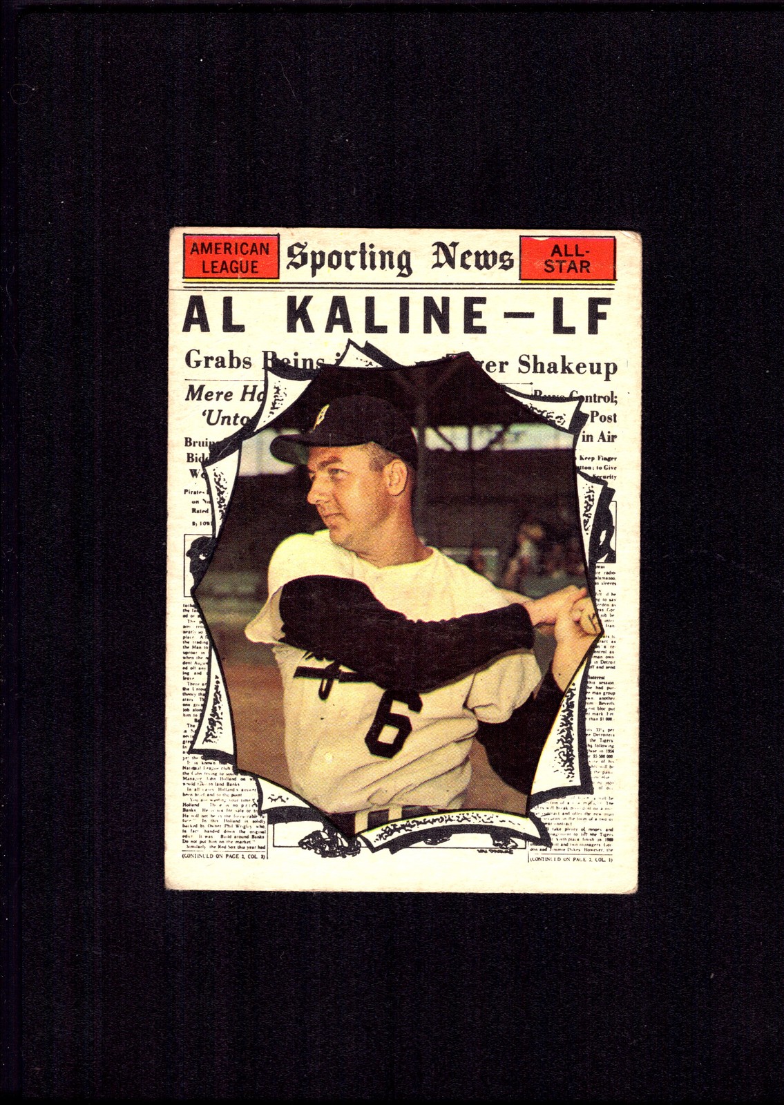 1961 Topps Set Break Al Kaline All Star #580 HIGH NUMBER SP Tigers Low Grade HOF