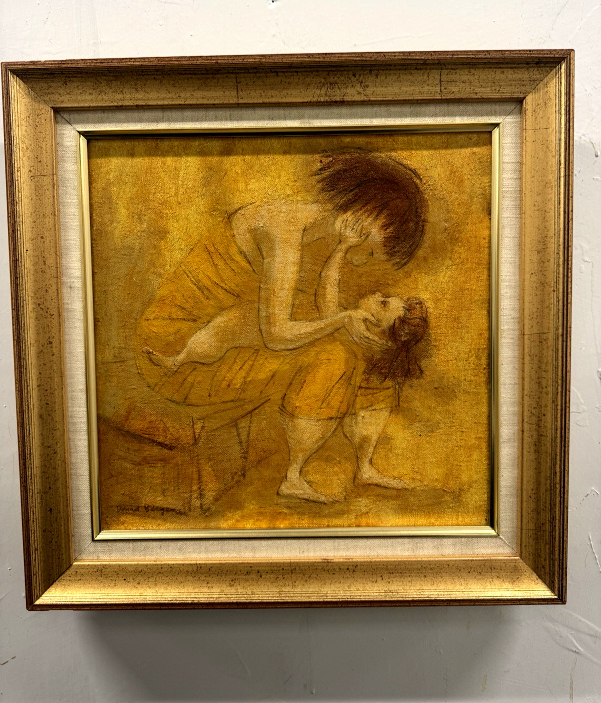 ORIGINAL ART EXPRESSIONIST IMPRESSIONIST CUBIST MODERNISM MOTHER DAUGHTER SGND ORIGINAL ART EXPRESSIONIST IMPRESSIONIST CUBIST MODERNISM MOTHER DAUGHTER SGND