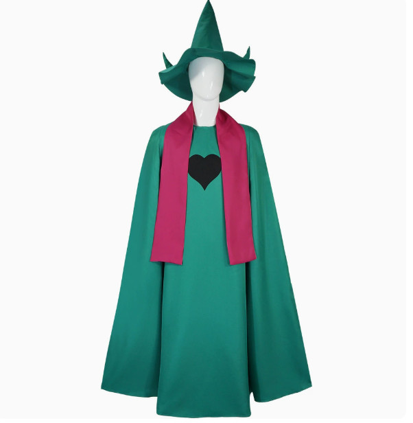 Deltarune* Ralsei Cosplay Costume Outfits Halloween Carnival Suit New COS