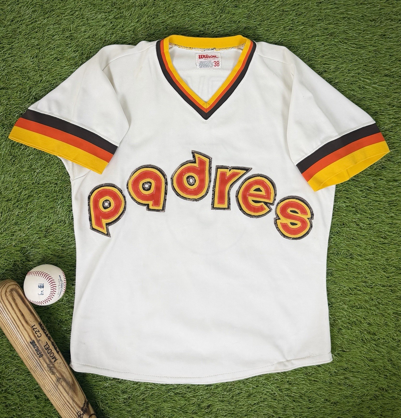 Vintage 1983 San Diego Padres Steve Garvey Authentic Wilson Baseball Jersey 38/M