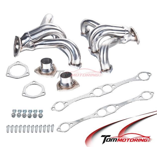 Shorty Hugger Exhaust Headers Fits Chevy SBC 283 305 327 350 400 V8