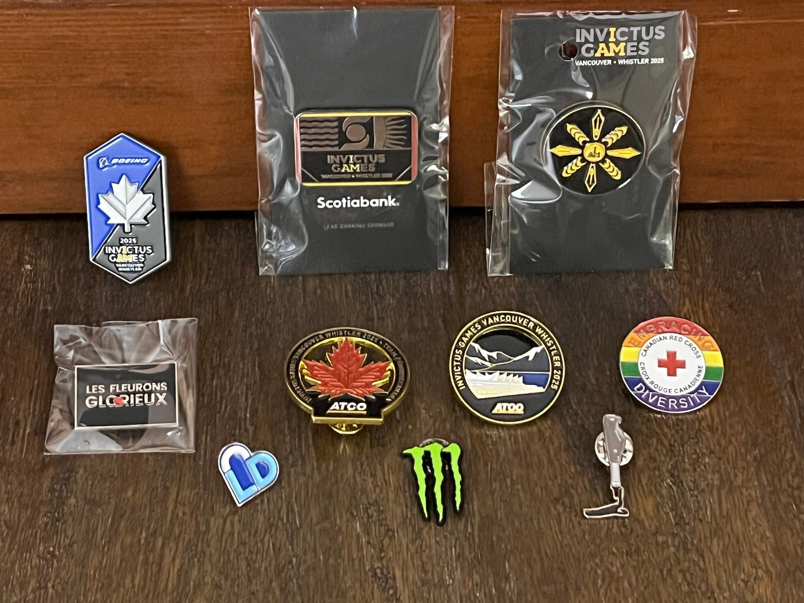 Lot Of 2025 Invictus Games Vancouver Whistler Pin Bundle Collectibles
