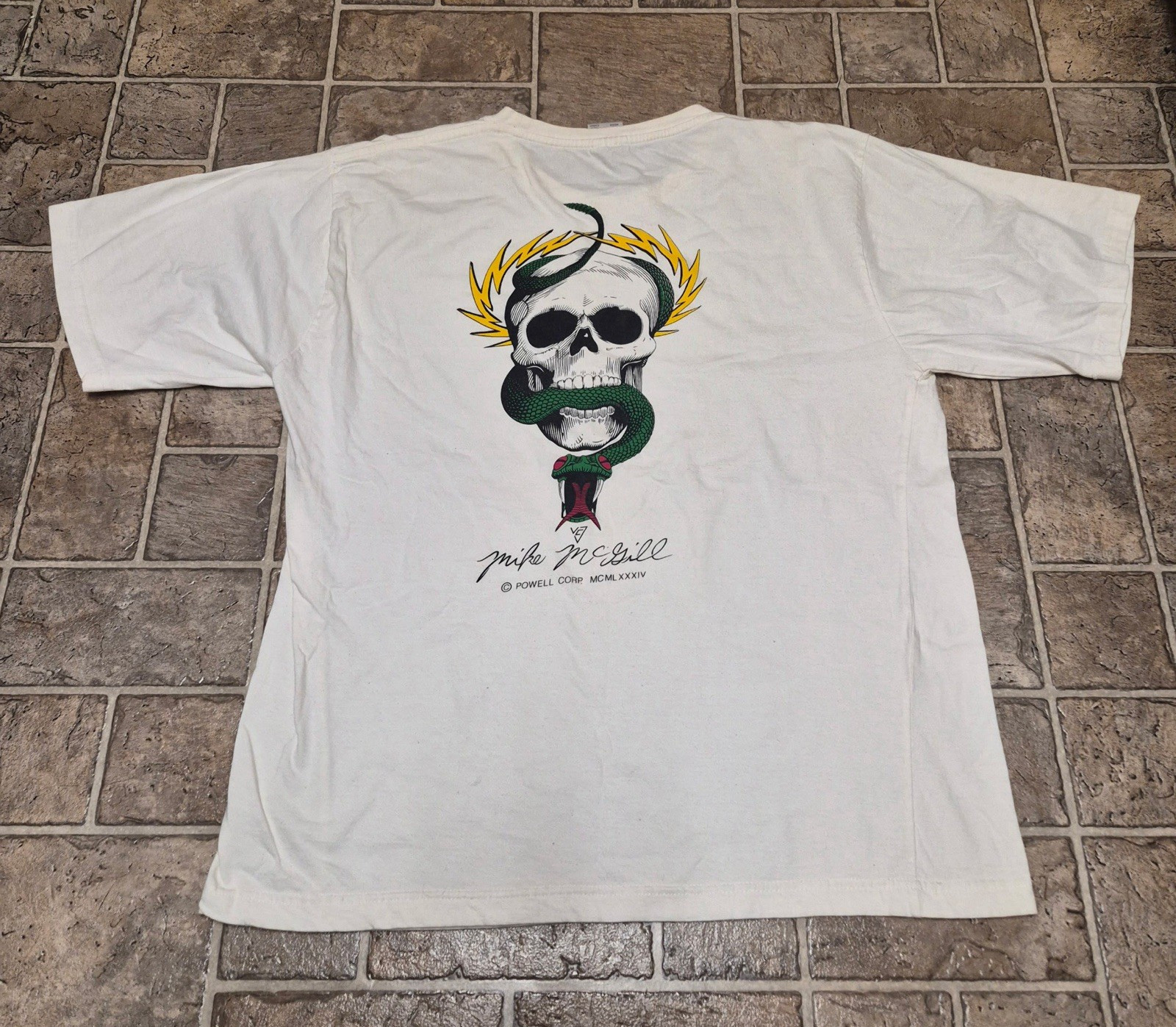 VINTAGE Powell Peralta Mike McGill T-Shirt Size XL