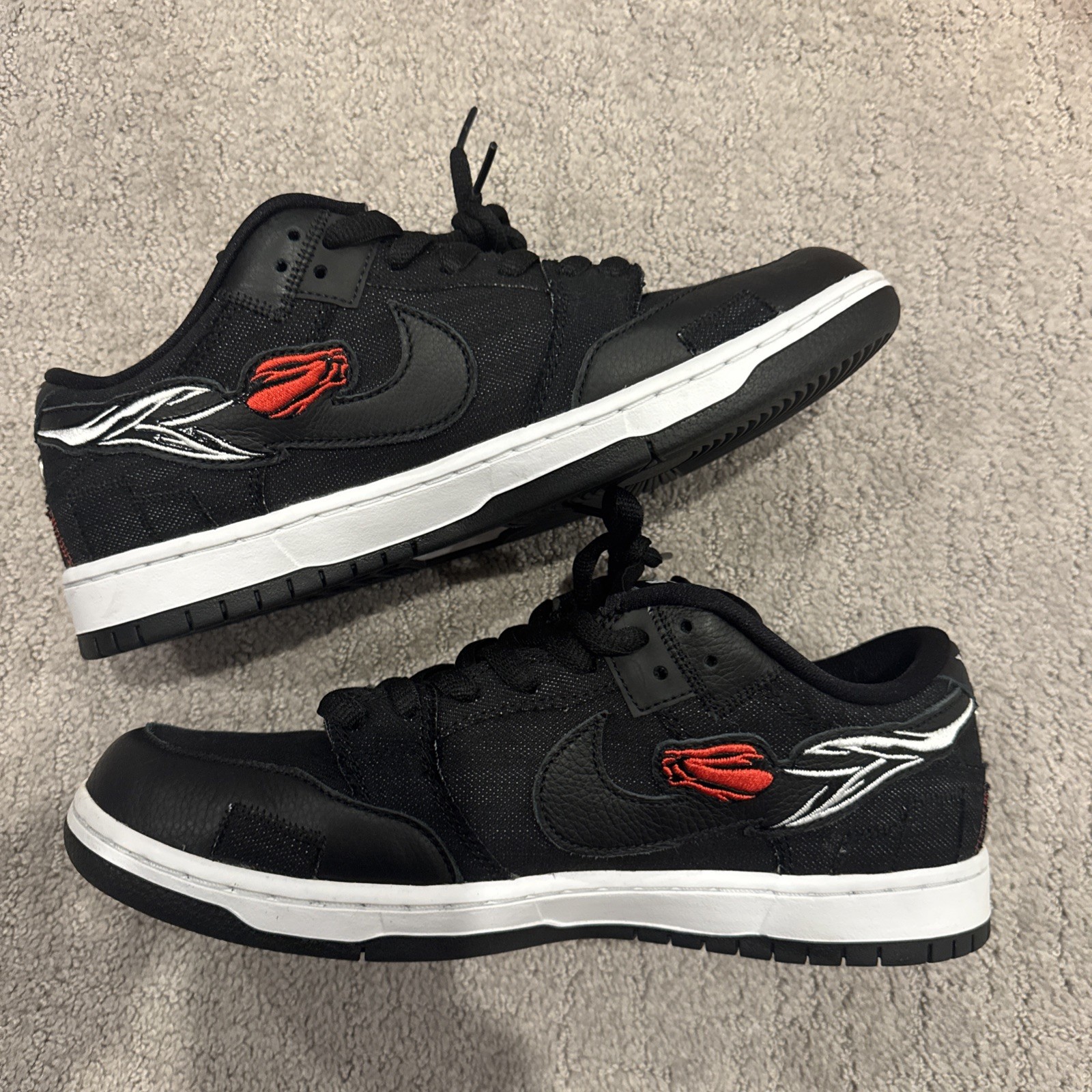 Nike Wasted Youth x Dunk SB Special Box Low Black Denim, Size 9.5