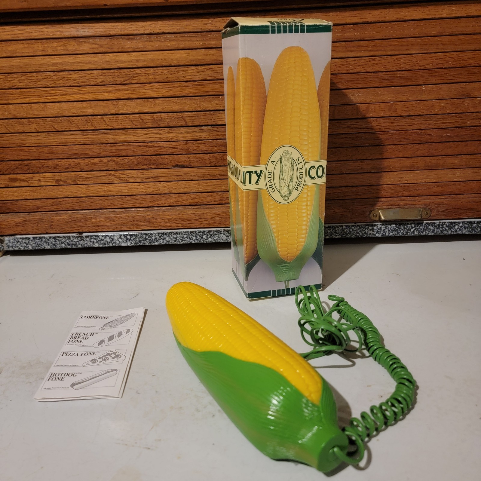 Vtg Rare HTF 90s Novelty Telecorn Cornfone Land-Line \ Vtg Rare HTF 90s Novelty Telecorn Cornfone Land-Line \