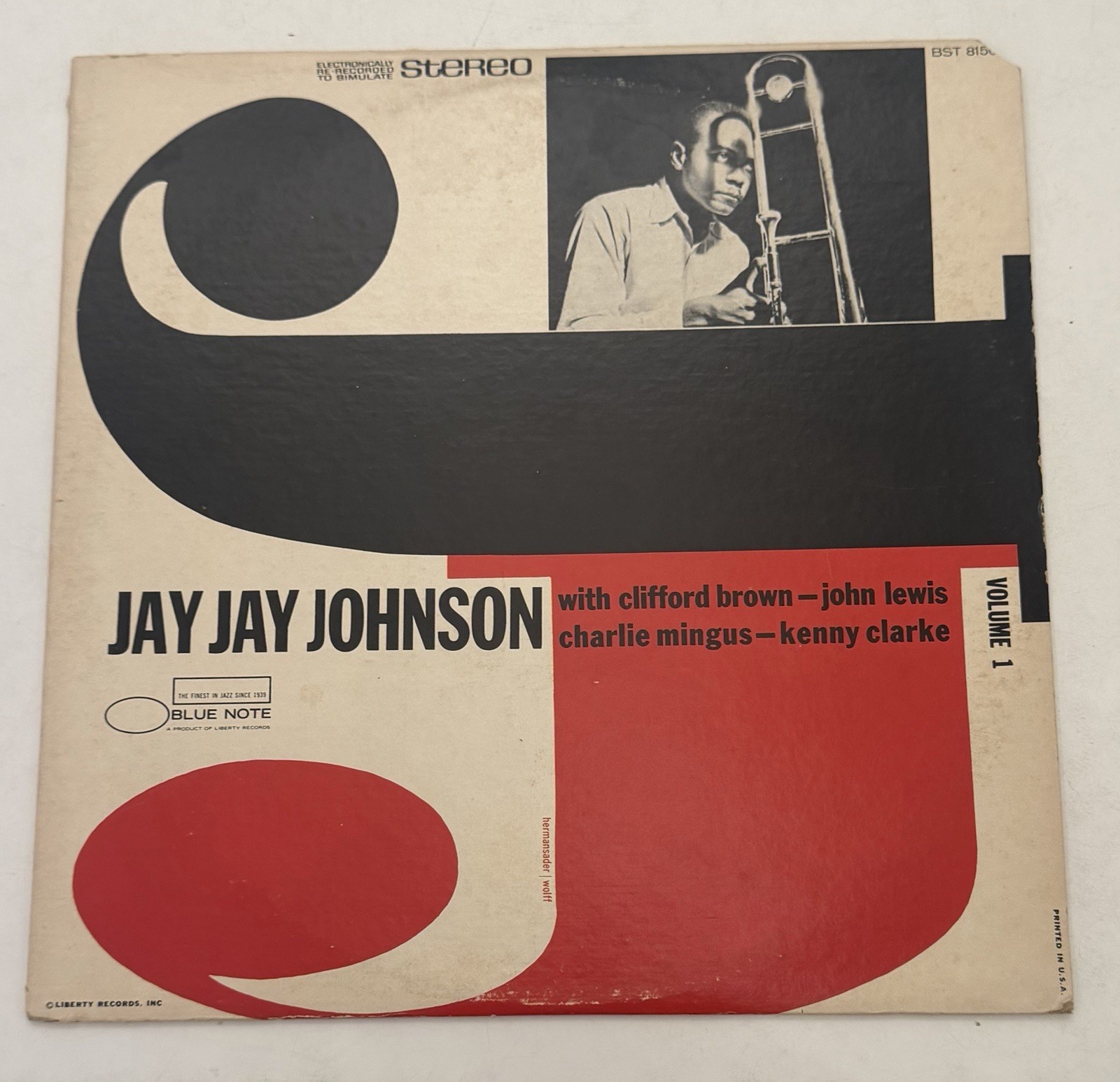 J.J. Johnson - The Eminent Jay Jay Johnson Volume 1 - LP US Blue Note BST 81505 J.J. Johnson - The Eminent Jay Jay Johnson Volume 1 - LP US Blue Note BST 81505