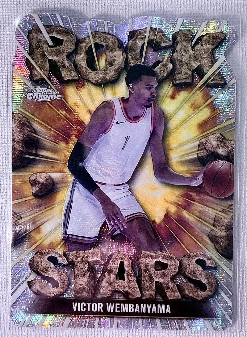 2024-25 Topps Chrome Victor Wembanyama #RS-4 Die-Cut SSP🔥ROCK STARS🔥 CASE HIT