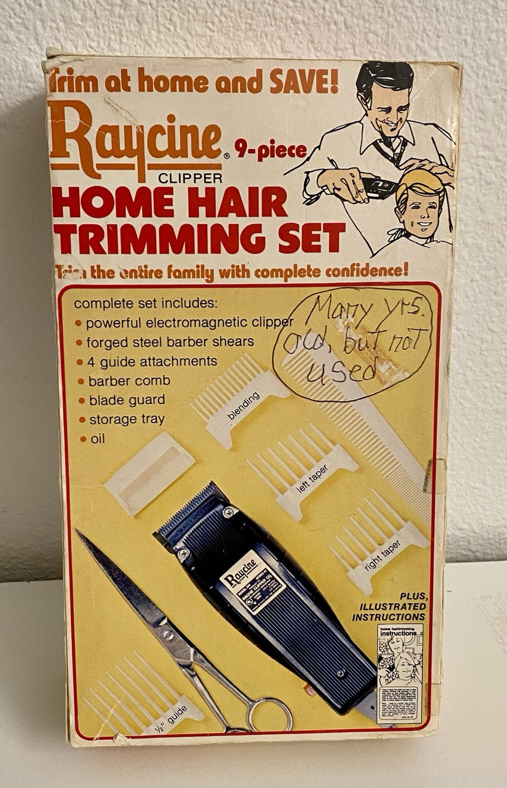 Vintage Professional Raycine Model 274 Series A Barber Hair Clippers Made In USA Vintage Professional Raycine Model 274 Series A Barber Hair Clippers Made In USA