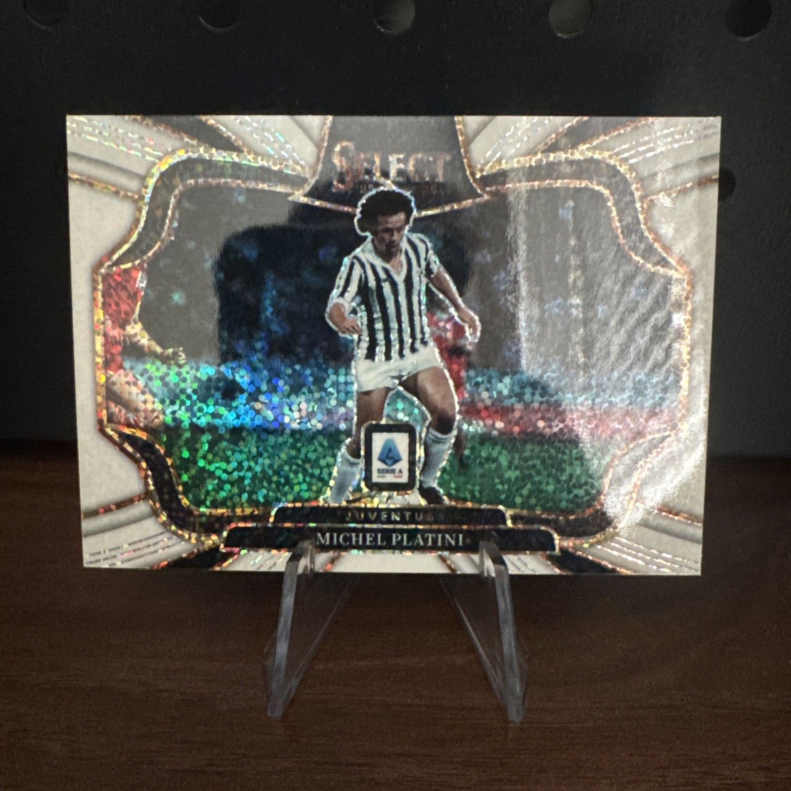 2025-26 Select Serie A Michel Platini White Sparkle Prizm Juventus Ultra SSP 2025-26 Select Serie A Michel Platini White Sparkle Prizm Juventus Ultra SSP
