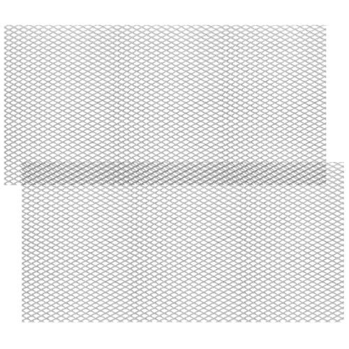 2PCS Steel Expanded Metal Sheet Flattened 48x24 Inches, 11 48