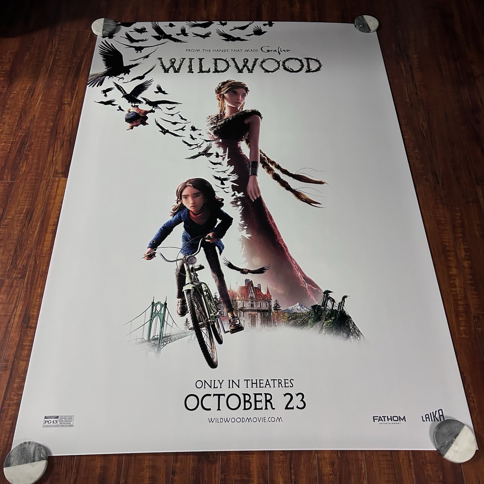 WILDWOOD From The Creator Of Coraline Original Bus Stop Movie Poster 48x70in