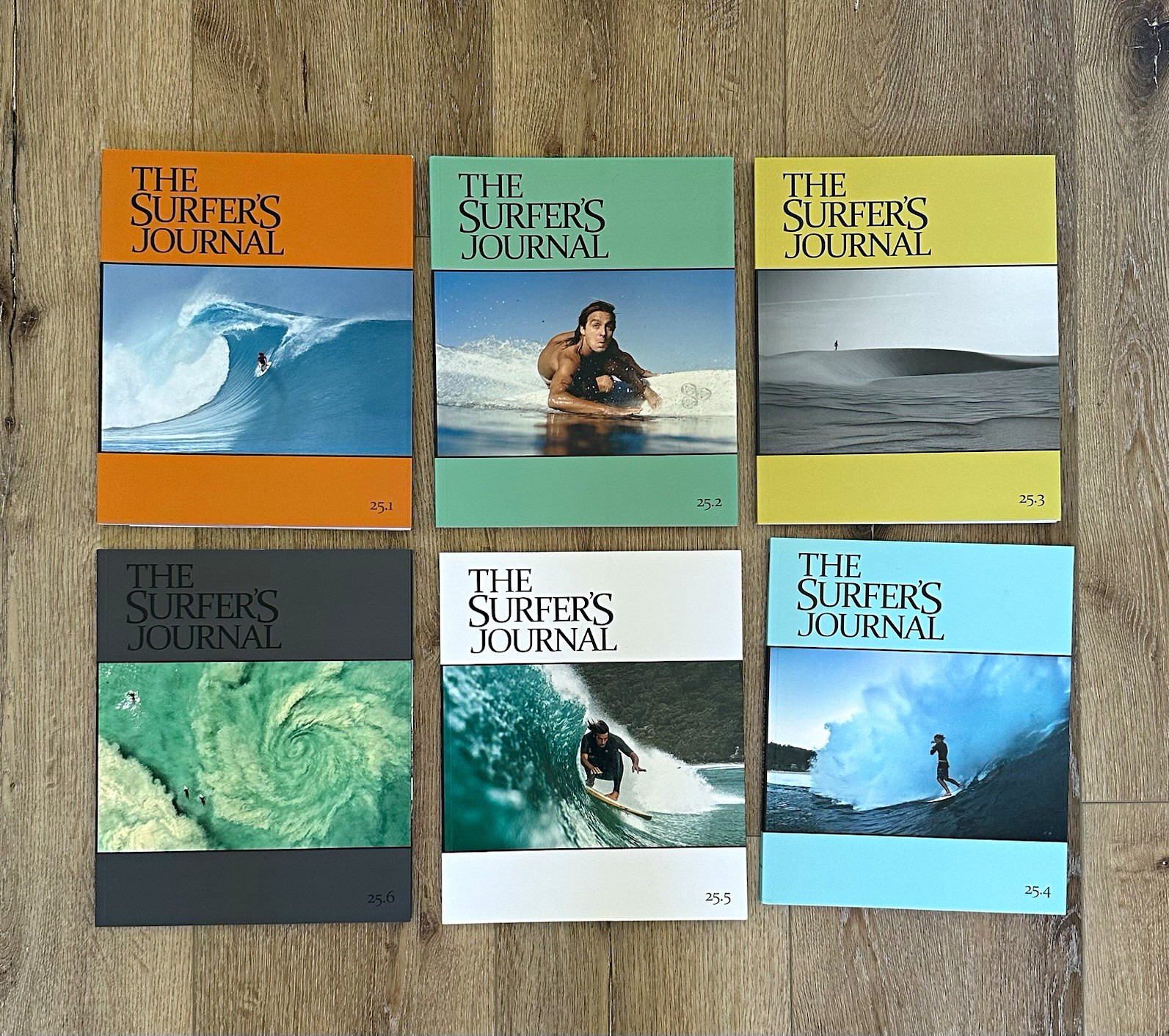 The Surfer\'s Journal Surfing Magazine Vol. 25 Issues 25.1-25.6 Set 2016