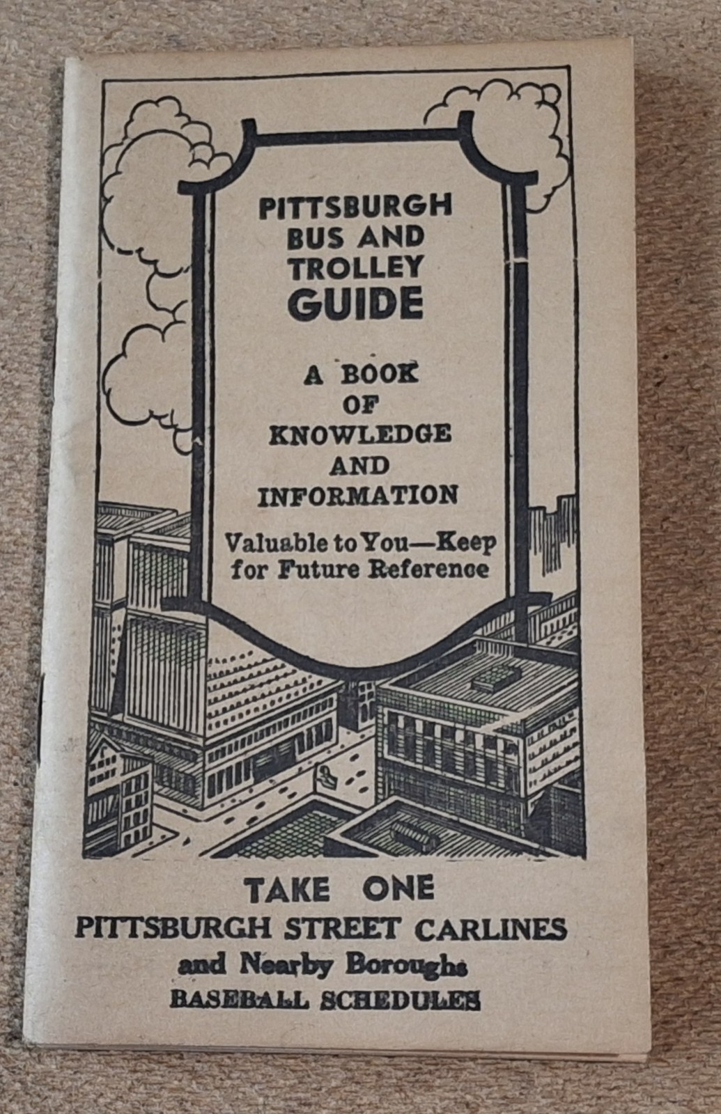 Vintage 1938 PITTSBURGH BUS & TROLLEY GUIDE w PIRATES SCHEDULE Carlines Medical Vintage 1938 PITTSBURGH BUS & TROLLEY GUIDE w PIRATES SCHEDULE Carlines Medical