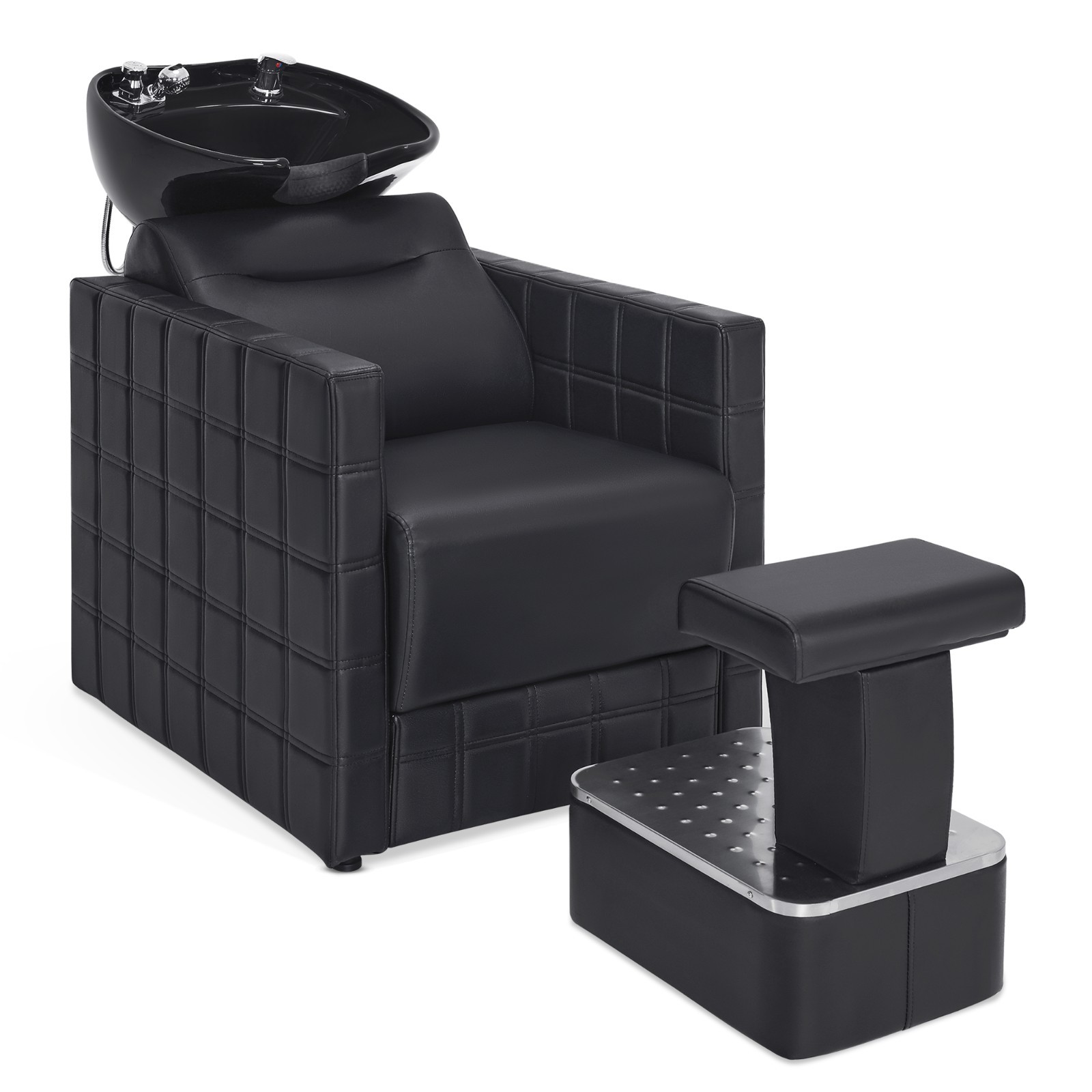 BarberPub Backwash Shampoo Station Chair, Salon Shampoo Bowl Chair for Spa 9083 BarberPub Backwash Shampoo Station Chair, Salon Shampoo Bowl Chair for Spa 9083