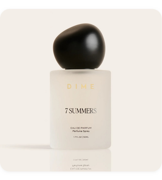 DIME 7 Summers Perfume 1.7oz Warm Vanilla Coconut Pear Long Lasting Fragrance
